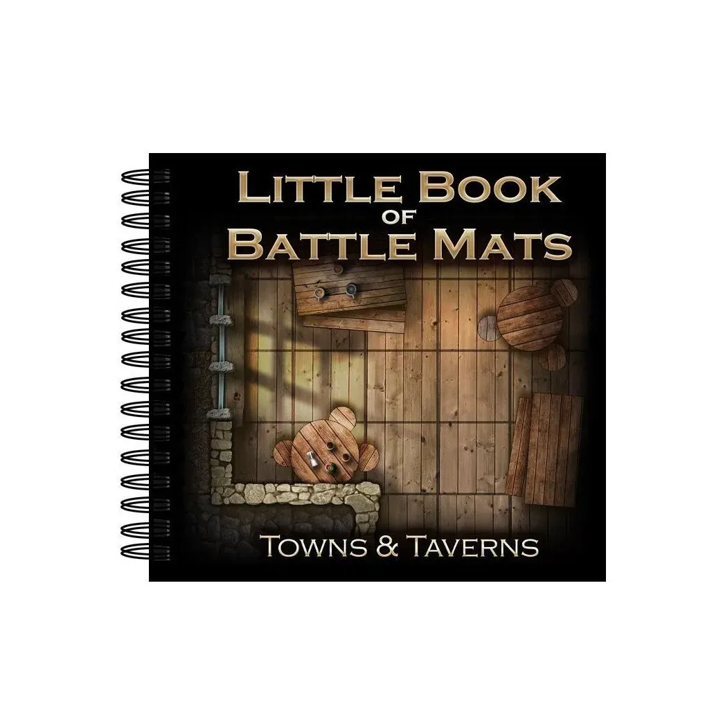 Image de Little Book Of Battle Mats - Towns & Taverns Edition