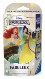 Image de Lorcana - Deck De Démarrage -  Ariel / Mulan Fabuleux - Ambre / Saphir