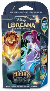 Image de Lorcana - Deck De Démarrage - Simba / Mégara Lueurs Dans Les Profondeurs - Ambre / Émeraude