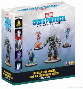 Image de Marvel Crisis Protocol - Iron Lad, Iron Monger, Kang The Conqueror & Rescue Character Pack
