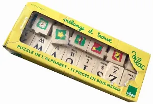 Image de Mélange Et Trouve Puzzle De L'alphabet