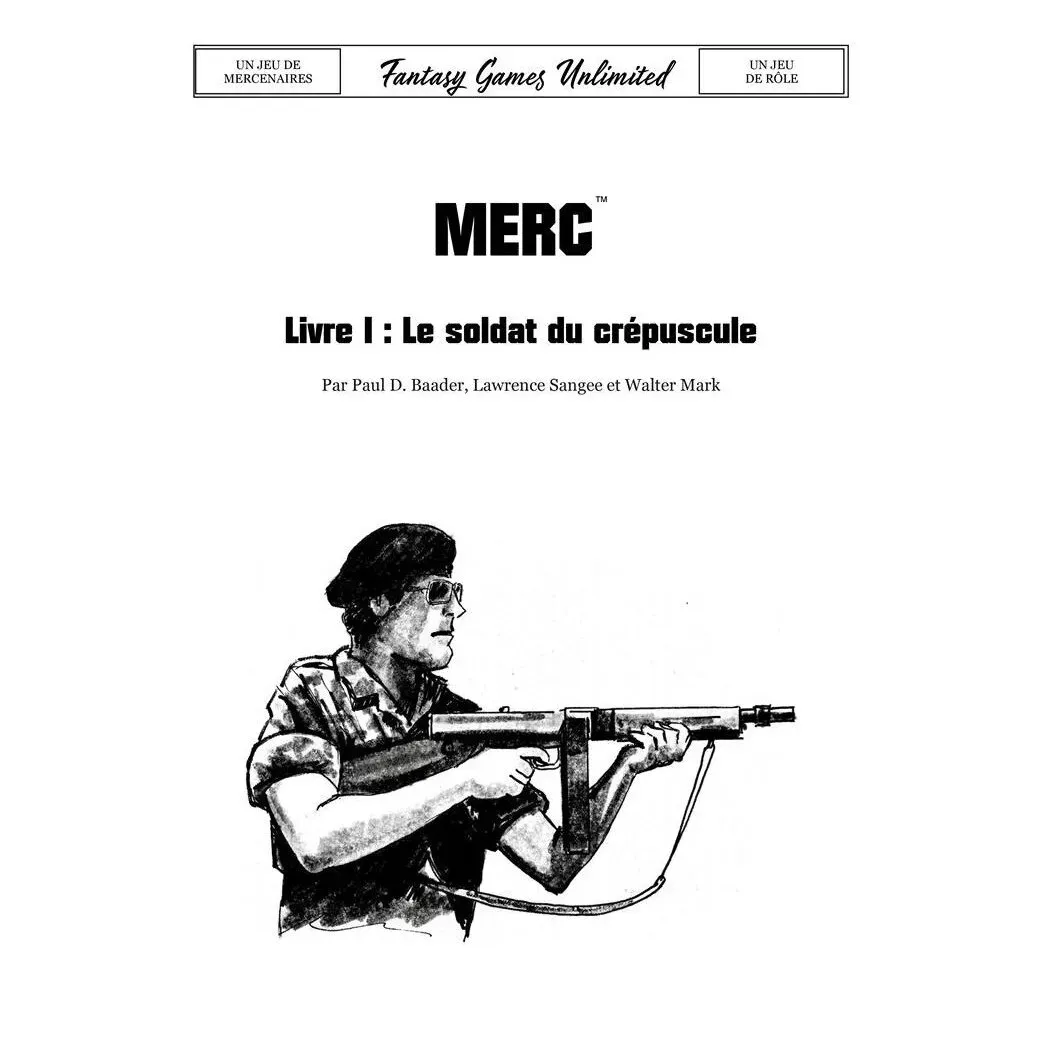 Image de Merc - Le Soldat Du Crépuscule Livre I