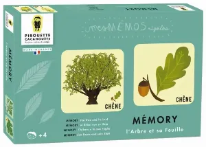 Image de Mes Mémos Rigolos - Mémory - L'arbre Et Sa Feuille