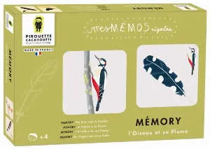 Image de Mes Mémos Rigolos - Memory - L'oiseau Et Sa Plume