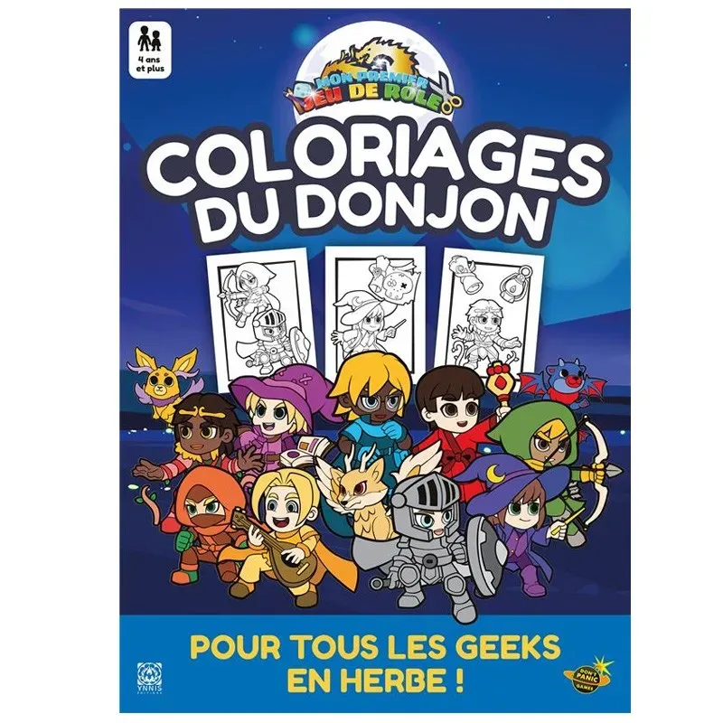 Image de Mon Premier Jeu De Role Une Aventure à Colorier - Coloriages
