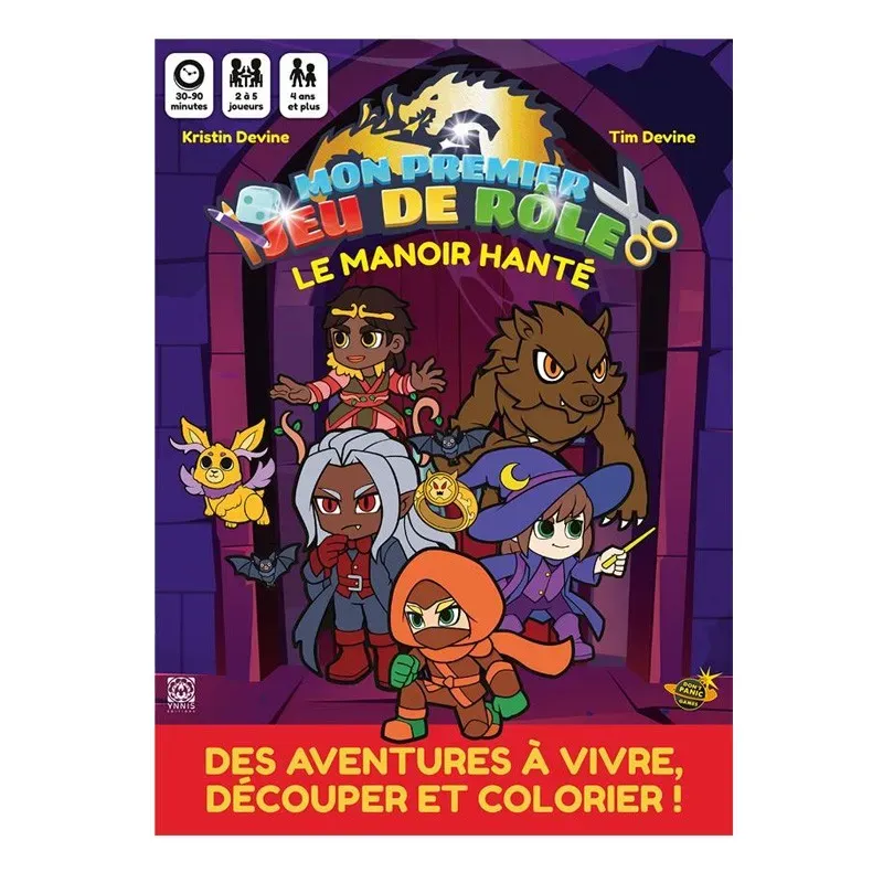 Image de Mon Premier Jeu De Role Une Aventure à Colorier - Le Manoir Hanté