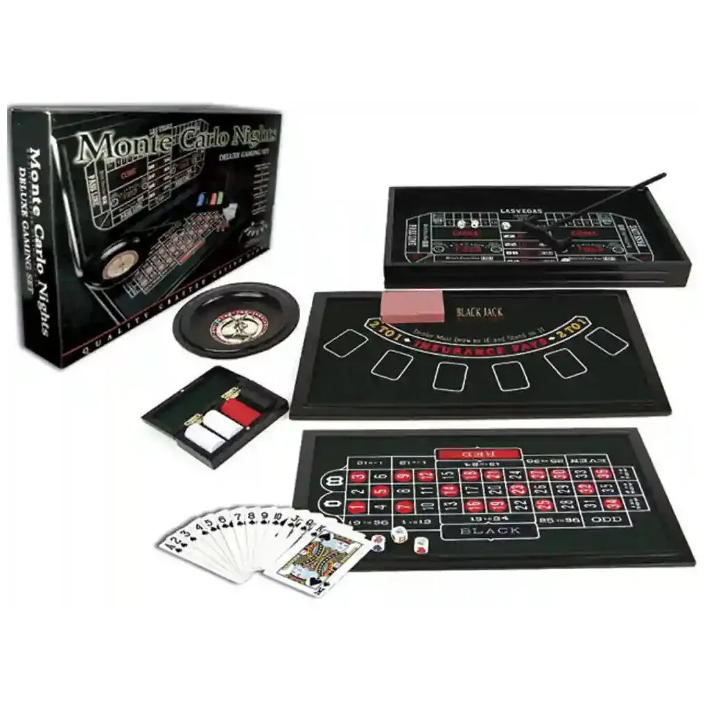 Image de Monte Carlo Nights Deluxe Gaming Set