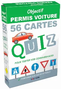 Image de Objectif Permis Voiture 56 Cartes Quiz Pour Tester Vos Connaissances