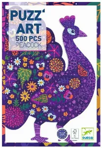 Image de Puzz'art Peacock 500 Pièces