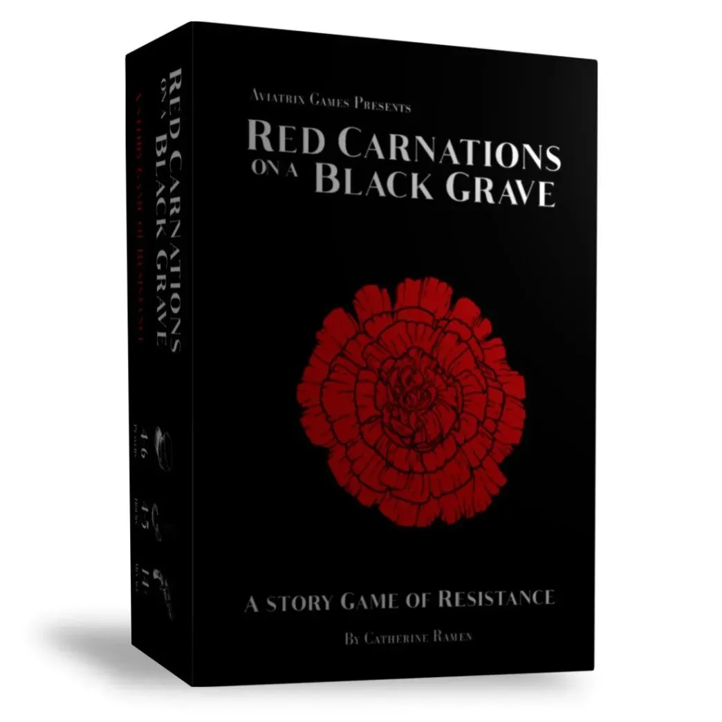 Image de Red Carnations On A Black Grave