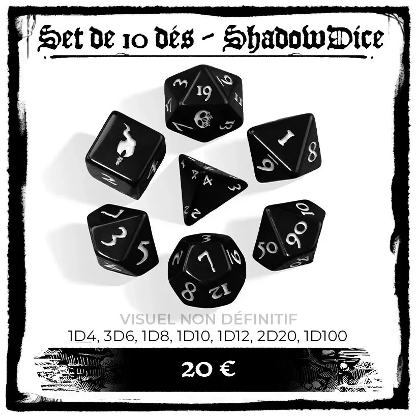 Image de Shadowdark - Set De 10 Dés