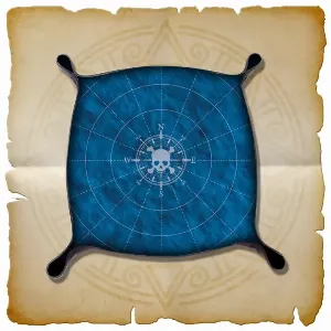 Image de Skull Tales -  Neoprene Pirate Dice Tray
