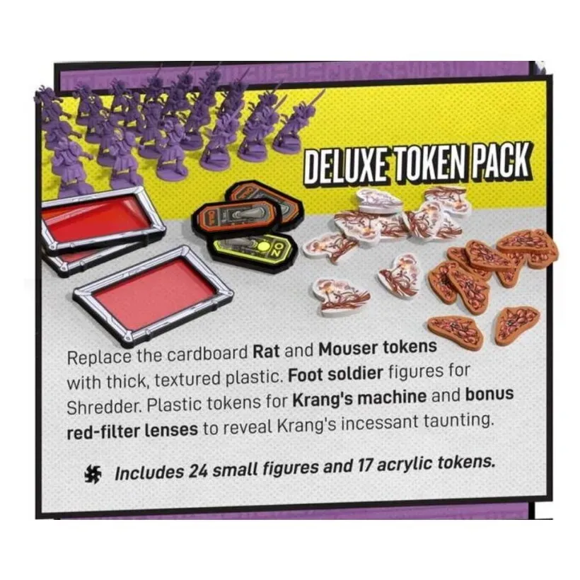 Image de Unmatched Aventures - Teenage Mutant Ninja Turtles : Deluxe Token Pack