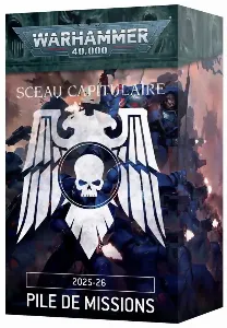 Image de Warhammer 40k - Pile De Missions - Sceau Capitulaire 2025-26