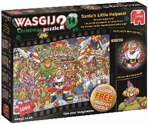 Image de Wasgij? 14 - Les Petits Assistants Du Père Noël ! Christmas Puzzle