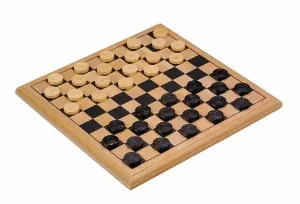 Image de Wooden Checker 40 Checker Stones