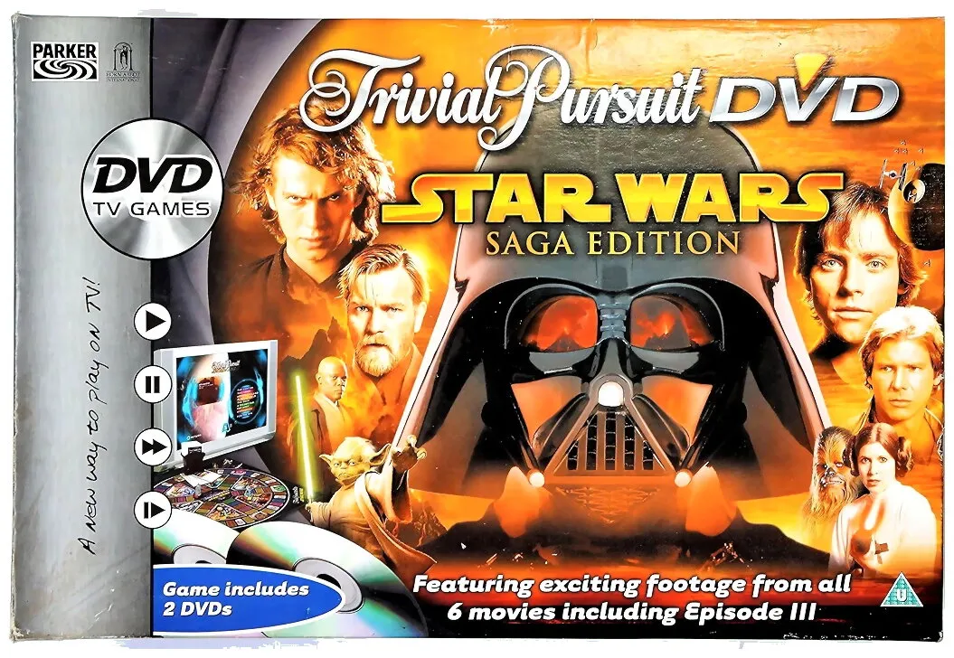 Trivial Pursuit Dvd Star Wars Saga Edition