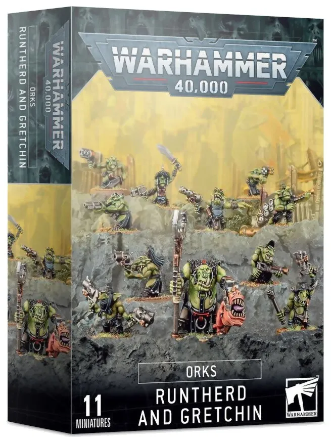 Warhammer 40k - Runtherd And Gretchin Orks