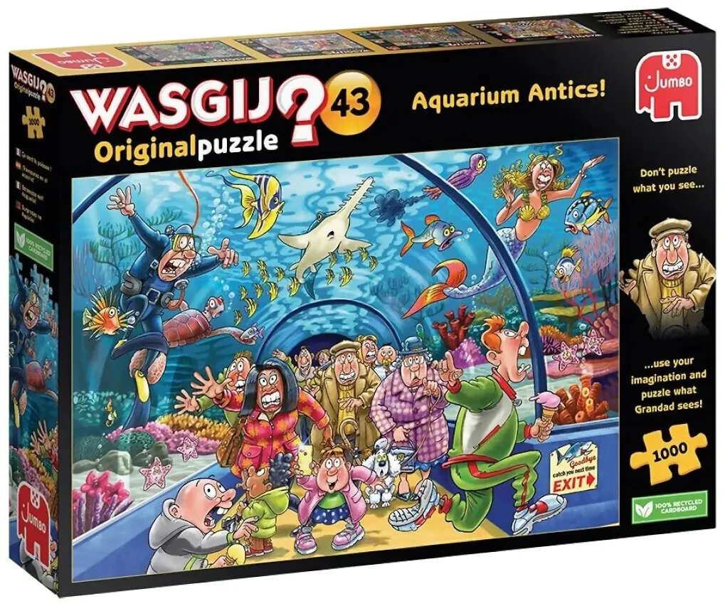 Wasgij? 43 - Aquarium Antics! Original Puzzle Wasgij? 43 - Aquarium Antics! Original Puzzle