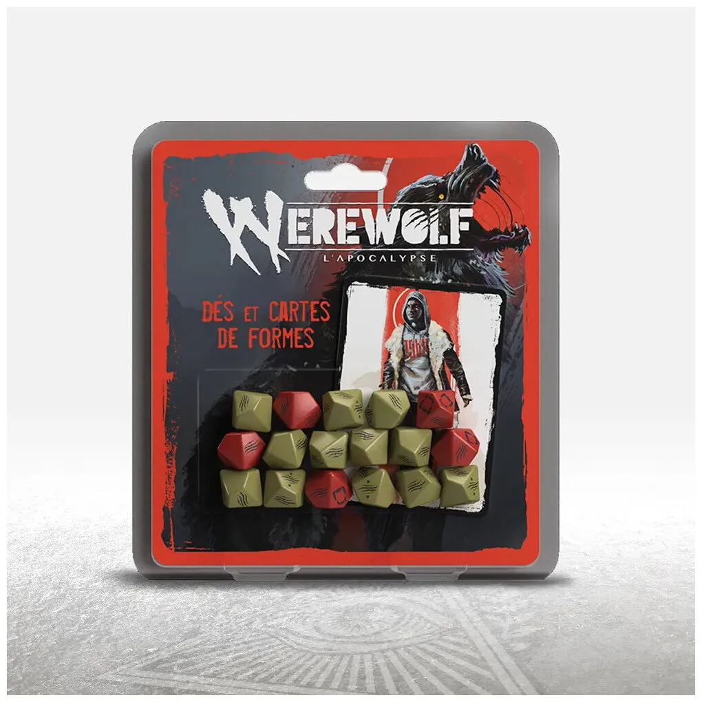 Werewolf L'apocalypse - Set De Dés Et De Cartes De Formes