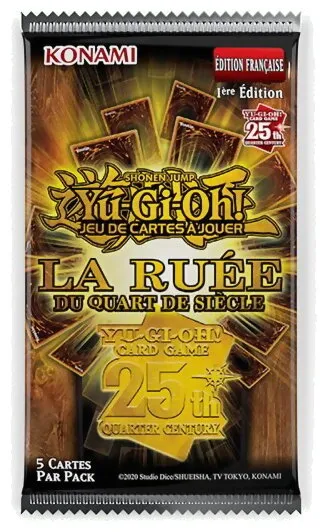 Yu-gi-oh! - La Ruée Du Quart De Siècle Booster Yu-gi-oh! - La Ruée Du Quart De Siècle Booster