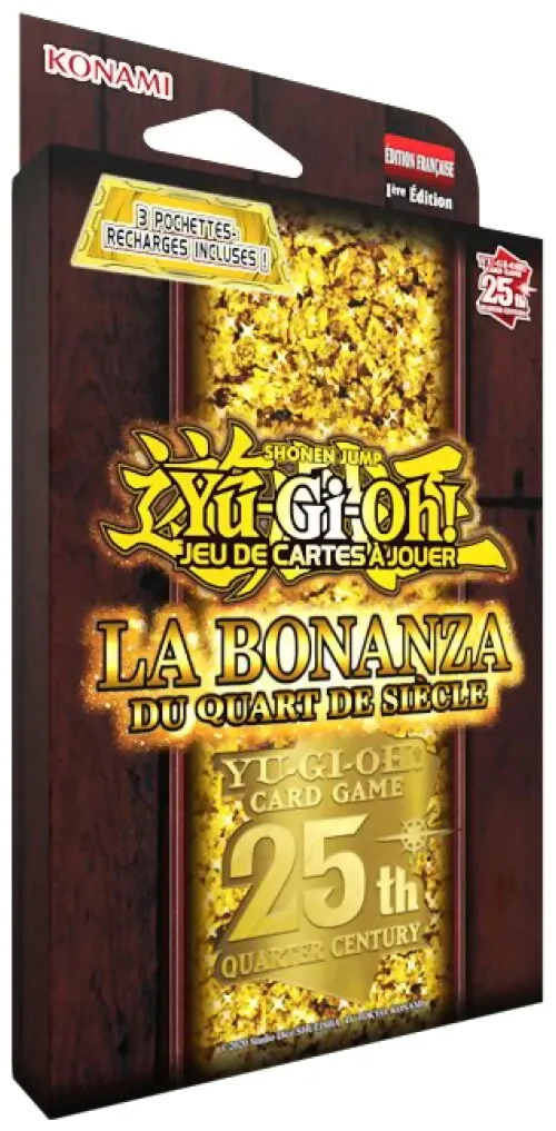 Yu-gi-oh! Pack De 3 Boosters - La Bonanza Du Quart De Siècle