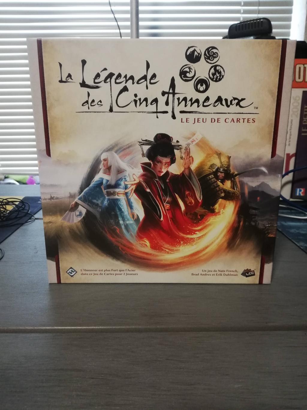 La légende des cinq anneaux le jeu de cartes Acheter sur Okkazeo