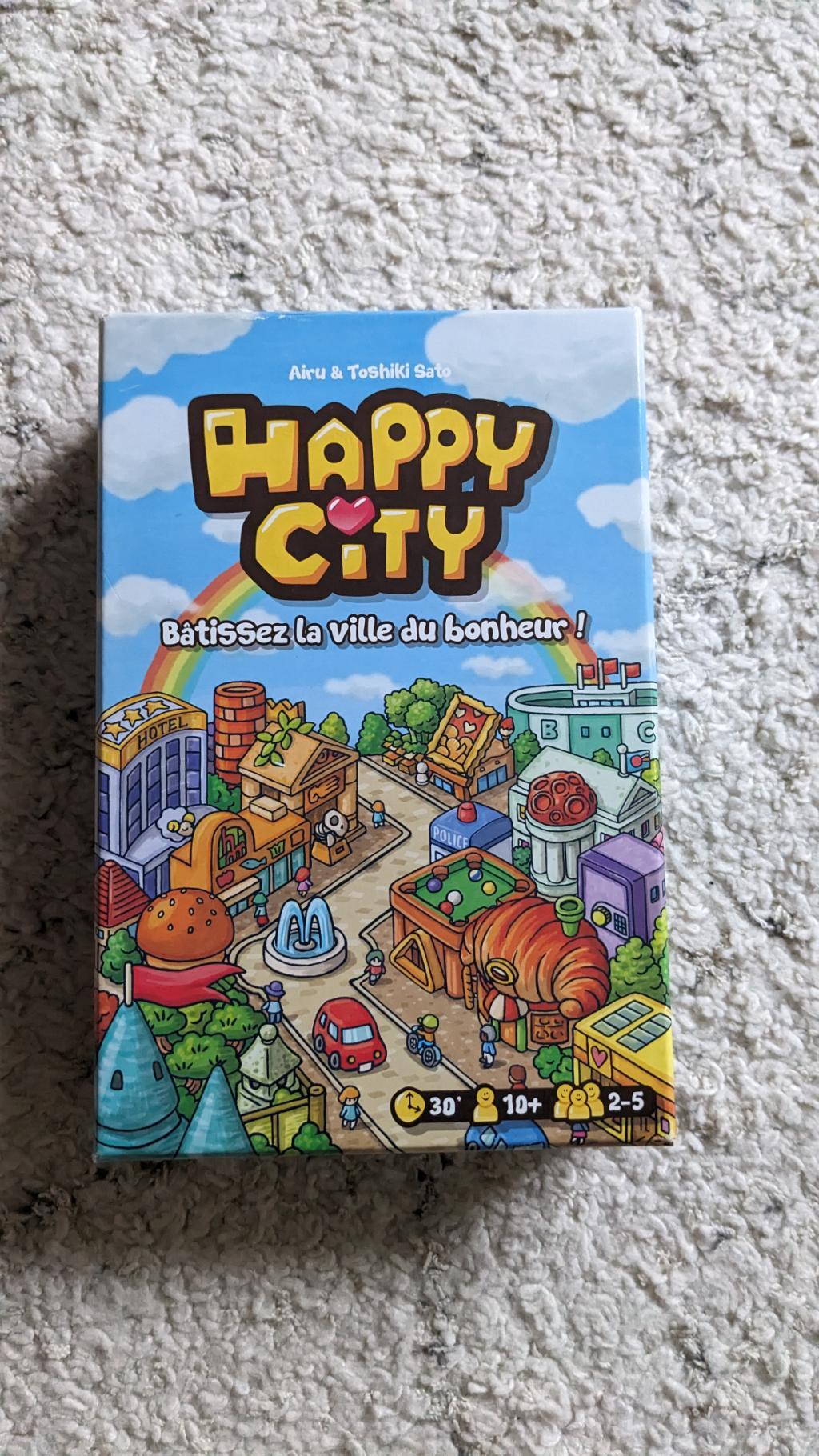 Happy City : Bâtissez votre ville du bonheur en 10 cartes !