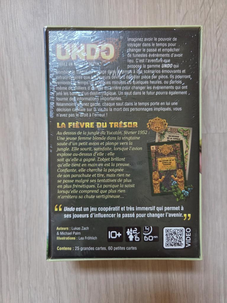 Gioco Da Tavolo GIGAMIC UNDO : La Febbre Del Tesoro | Cooperativo | Viaggio Nel Tempo | 2-6 Giocatori | 10+ Anni