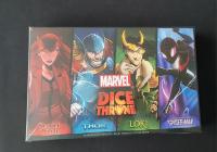 Boîte de Dice Throne Marvel - Thor, Loki, Spiderman, Scarlet Witch