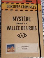 Boîte de Dossiers Criminels - Mystère Dans La Vallée Des Rois