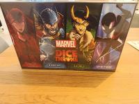 Boîte de Dice Throne Marvel - Thor, Loki, Spiderman, Scarlet Witch