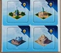 Boîte de Quadropolis : Tuiles Monuments du Monde