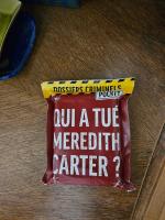 Boîte de Dossiers Criminels Pocket - Qui A Tué Meredith Carter ?
