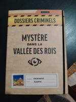 Boîte de Dossiers Criminels - Mystère Dans La Vallée Des Rois