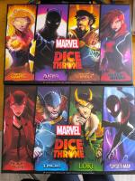 Boîte de Dice Throne Marvel - Thor, Loki, Spiderman, Scarlet Witch