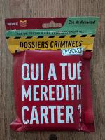 Boîte de Dossiers Criminels Pocket - Qui A Tué Meredith Carter ?