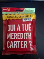 Boîte de Dossiers Criminels Pocket - Qui A Tué Meredith Carter ?